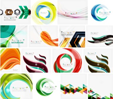 Soyut arkaplanlar kümesi.