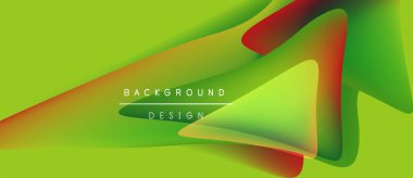 Soyut sıvı şekiller, canlı renkler, limon yeşili arka plan. Modern tasarım elementleri dinamik görsel etki yaratır. Metin arkaplan tasarımı okur.