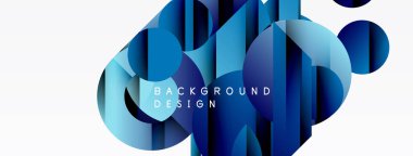 Soyut geometrik şekiller, mavi tonlar, dinamik kompozisyon. Arka planlar, sunumlar, markalaşma için modern tasarım öğesi. Temiz, minimalist estetik.