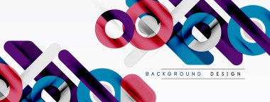 Soyut geometrik desen. Üst üste binen çizgiler dinamik görsel efekt yaratır. Modern tasarım arka planlar, pankartlar, sunumlar için uygun.