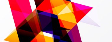 Soyut geometrik bileşim. Canlı renkler kesişiyor, dinamik şekiller yaratıyor. Modern tasarım, kalın zıtlıklar, görsel enerji.