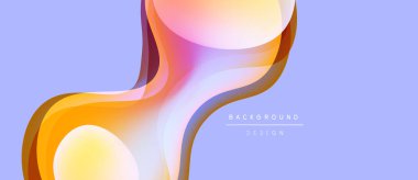 Soyut sıvı şekilleri, canlı renkler, pürüzsüz gradyanlar. Arkaplan, dijital sanat ve sunumlar için modern tasarım ögesi.