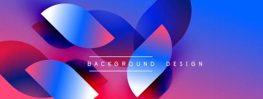 Soyut sıvı şekilleri canlı renkleri harmanlar. Gradyan arka plan dinamik görsel efekt yaratır. Projeler için modern tasarım ögesi.