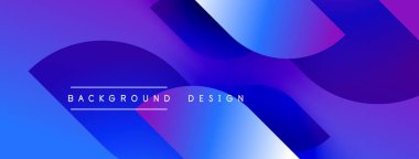 Soyut eğim arkaplanı. Mor, mavi renkler düzgün bir şekilde harmanlanır. Metin arka plan tasarımı okur. Modern, canlı görsel element.