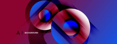 Soyut sıvı şekilleri, canlı renkler, dinamik bileşim. Modern tasarım, gradyanlar derinlik yaratır, görsel etki yaratır.