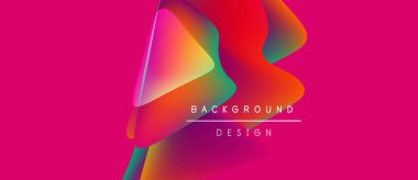 Canlı soyut şekiller harmanlanarak dinamik renkli arkaplan oluşturur. Metin arka plan tasarımını beyaz olarak okur. Modern estetik.