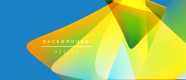 Soyut vektör çizimi. Parlak renkler karışıyor, dinamik şekiller yaratıyor. Metin arka plan tasarımı okur. Modern, canlı görsel element.