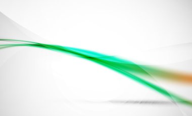 Yeşil dalga arka plan. İş Merhaba-teknik okul sunuyu şablon veya reklam düzeni