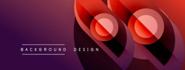 Soyut geometrik şekiller, canlı mor, kırmızı gradyanlar. Modern tasarım elementleri dinamik görsel doku oluşturur. Arkaplan teknoloji ve yenilik öneriyor.