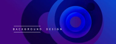 Soyut konsantrasyon çemberleri, canlı mor gradyan. Metin arka plan tasarımı okur. Modern, dinamik görsel kompozisyon.