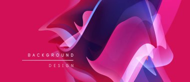 Soyut canlı arkaplan tasarımı. Akan şekiller pembeleri, morları, mavileri harmanlıyor. Modern estetik, dinamik kompozisyon, görsel olarak çarpıcı..