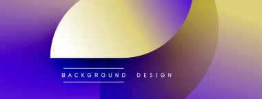 Soyut eğim arkaplanı. Mor, sarı renkler düzgün bir şekilde harmanlanır. Metin arka plan tasarımı okur. Minimalist, modern estetik.