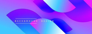 Soyut sıvı şekilleri, canlı mor, mavi gradyanlar. Arkaplan, sunum ve dijital sanat için modern tasarım ögesi.