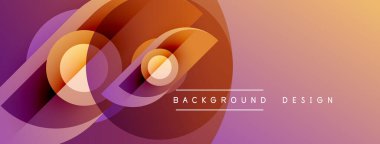 Soyut katmanlı çemberler canlı bir değişim etkisi yaratır. Modern tasarım arka planlar, afişler, sunumlar için uygun. Yumuşak geçişler, sıcak melodiler.