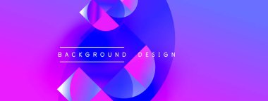 Soyut, enerjik bir arkaplan. Üst üste binen daireler dinamik görsel efekt yaratır. Pembe, mor, mavi renkler kompozisyona hakim. Metin arkaplan tasarımı okur.