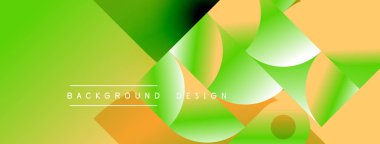 Soyut, enerjik bir arkaplan. Üst üste binen şekiller dinamik görsel efekt yaratır. Renkler pürüzsüzce harmanlanarak modern estetik sunuyor.