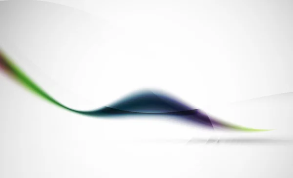 Fond abstrait vague, couleurs bleu vert et violet — Image vectorielle