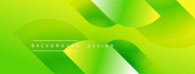 Soyut yeşil arkaplan. Pürüzsüz gradyanlar akıcı şekiller yaratır, dijital projeler için modern tasarım elementi. Minimalist estetik.