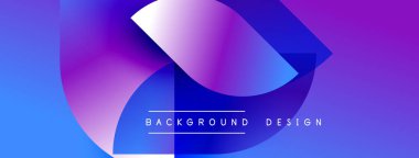 Soyut enerjik tasarım akıcı şekiller, değişken renkler. Mavi, mor renkler kompozisyona hakim. Metin arkaplan tasarımı okur.