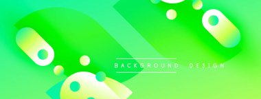 Abstract vibrant green background. Fluid shapes, gradients create modern design. Minimal text adds subtle branding element.