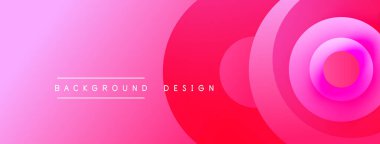Soyut pembe arka plan. Eşmerkezli daireler dinamik görsel efekt yaratır. Metin arka plan tasarımı okur. Modern, canlı kompozisyon.