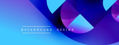 Soyut mavi mor tasarım. Yumuşak eğimler akışkan şekiller yaratır, modern estetik. Metin arkaplan tasarımı okur.