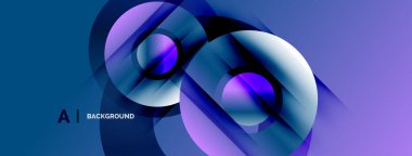 Soyut akışkan şekiller, canlı mavi mor gradyanlar. Modern tasarım, dinamik kompozisyon, uygun arkaplan ögesi.