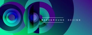 Soyut geometrik şekiller, canlı renklerin karışımı. Modern tasarım elementleri dinamik görsel etki yaratır. Arkaplan teknoloji ve yenilik öneriyor.