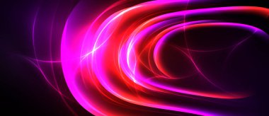 Soyut girdaplar, canlı pembeler, koyu arka planda kırmızılar baskın. Enerji hatları dinamik görsel efekt yaratır. Yumuşak gradyanlar mevcut akış hareketi.