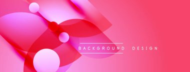 Soyut pembe dizayn özellikleri üst üste binen daireler, çizgiler. Modern, canlı arkaplan dijital projeler için mükemmel.