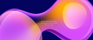 Soyut sıvı şekilleri canlı renkleri harmanlar. Gradyan geçişler dinamik görsel efekt yaratır. Modern tasarım uygun arka planlar, sunumlar.