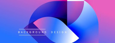 Soyut sıvı şekilleri canlı mavileri, morları, pembeleri harmanlıyor. Modern tasarım metin arkaplan tasarımı içerir. Gradyan renkler dinamik görsel efekt yaratır.