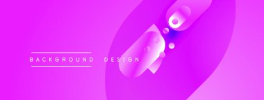 Parlak pembe arkaplan özellikleri soyut şekiller, gradyanlar. Metin arka plan tasarımı okur. Modern, canlı görsel sunum.