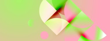 Soyut kompozisyon. Yumuşak eğimler, kıvrımlı şekiller, canlı renkler dinamik görsel deneyimler yaratır. Minimalist tasarım, modern estetik.