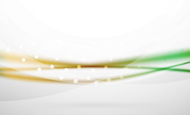 Renkli dalga çizgi, ışık ve gölge efektleri ile arka plan