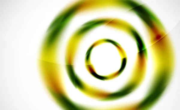 Γυαλιστερό θολή στροβιλισμού κύκλο σχήματα αφηρημένα φόντο — Διανυσματικό Αρχείο