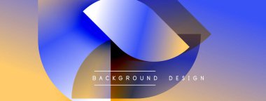 Soyut gradyan tasarımı. Mavi, sarı renkler düzgün bir şekilde harmanlanır. Modern estetik, basit metin örtüsü arkaplan tasarımını okur. Temiz, canlı kompozisyon.