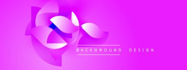 Parlak pembe soyut çiçek tasarımı. Yumuşak şekiller örtüşür, dinamik görsel efekt yaratır. Metin arkaplan tasarımı okur.