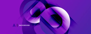 Soyut mor tasarım akış şekilleri, gradyanlar, dinamik eğriler içerir. Modern estetik, arka planlar ve sunumlar için uygun..