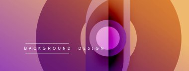 Soyut katmanlar dinamik görsel efekt yaratır. Renkler karışıyor, dairesel şekiller oluşturuyor. Arka planlar için modern tasarım ögesi.