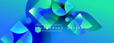 Soyut sıvı şekilleri, canlı mavi-yeşil gradyan. Modern tasarım öğesi, sunumlar ve web siteleri için mükemmel bir zemin. Minimalist estetik.