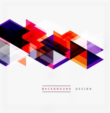 Soyut geometrik şekiller örtüşür, canlı renkli tasarım yaratır. Modern tarz, temiz çizgiler, minimalist estetik..