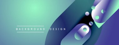 Soyut eğimli arkaplan dalgalı şekiller, canlı deniz mavisi, mavi renkler. Dijital projeler için modern tasarım ögesi.