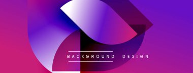Soyut canlı tasarım mor, pembe eğimlere sahip. Modern kompozisyon arka planlara, sunumlara, dijital sanat projelerine uyuyor.