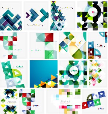 Üçgen geometrik arka kümesi