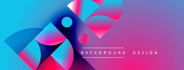 Soyut enerjik şekiller harmanlanır. Gradyan renkler dinamik bileşim yaratır. Modern tasarım elementleri yenilik ve enerji öneriyor. Arkaplan özellikleri metin etiketleri.