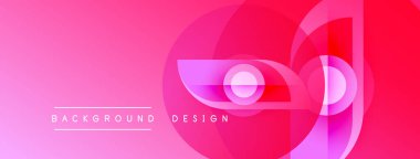 Soyut enerjik tasarım. Pembe, kırmızı renkler akışkan şekiller yaratır. Modern estetik, dijital arka planlar veya afişler için uygun. Sunulan minimalist metin ögeleri.