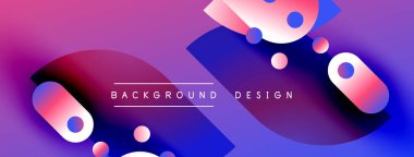 Soyut sıvı şekilleri, canlı mor, mavi gradyanlar. Modern tasarım elementleri dinamik arkaplan dokusu oluşturur. Yumuşak geçişler, neşeli kompozisyon.