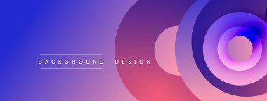 Soyut eğim arkaplanı. Çemberler, dinamik görsel efekt oluşturur. Metin arka plan tasarımı okur. Modern, canlı renkler sunar.