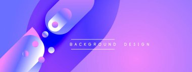 Soyut sıvı şekiller, canlı mor renkler, değişken arkaplan. Dijital projeler ve sunumlar için modern tasarım ögesi.